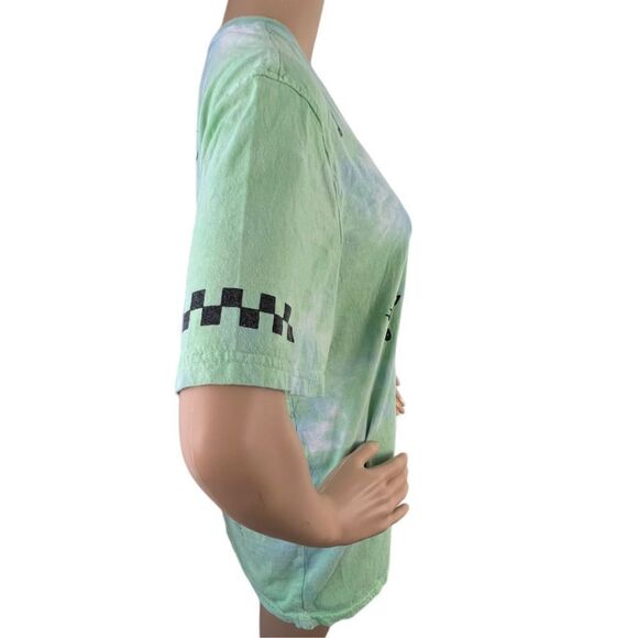 Brooklyn Cloth Trippy Tie Dye Short Sleeve T-Shirt With Artsy Graphics - Picture 4 of 6